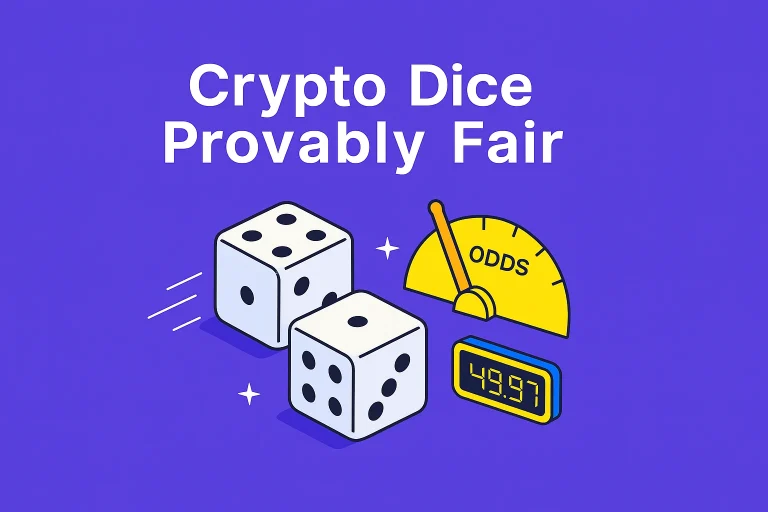 Crypto Dice Provably Fair