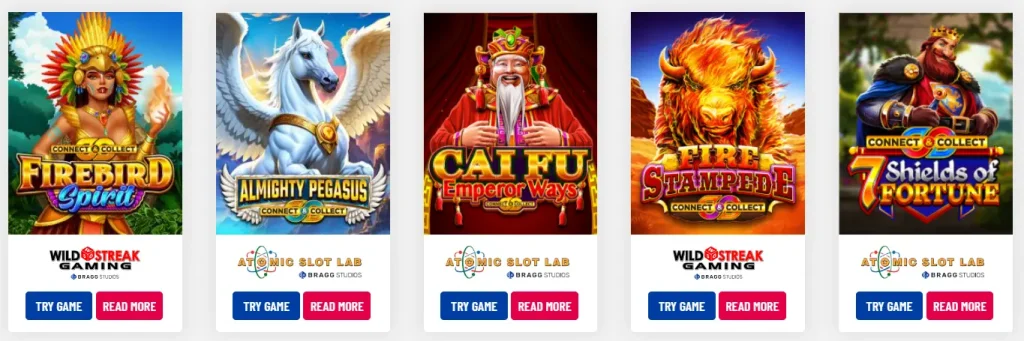 atomic slot lab connect and collect slots